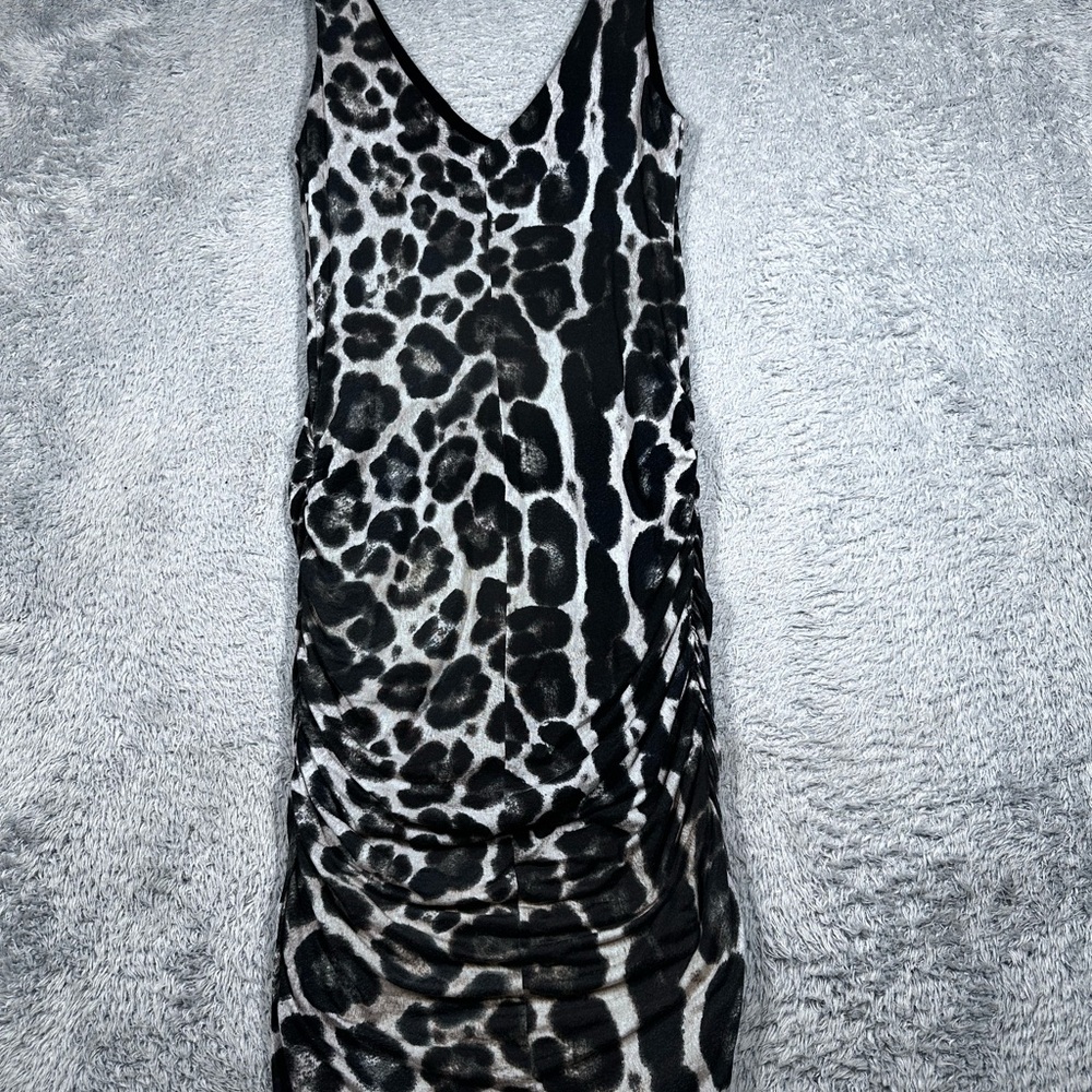Leopard Print Sleeveless‎ Dress